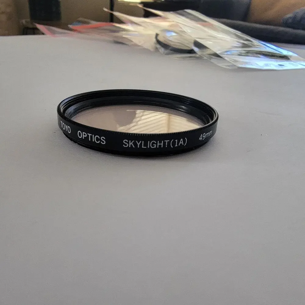 Toyo Optics Skylight (1A) 49mm Black UV Filter Non-Reflex For Camera Lens